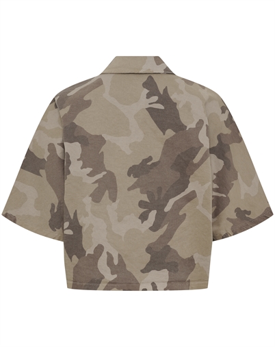 Marta du Chateau - MDCQuartz Jakke - Beige Camo